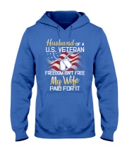 Husband Of A US Veteran Hooded Sweatshirt thumbnail
