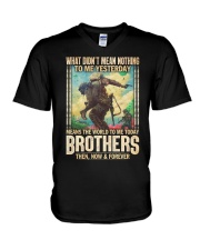 Means The World V-Neck T-Shirt thumbnail