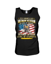 Grumpy Old Vietnam Vet Unisex Tank thumbnail