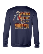 Grumpy Veteran Crewneck Sweatshirt thumbnail