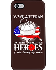 I Was Raised- WWII Sailor Veteran Son Phone Case thumbnail