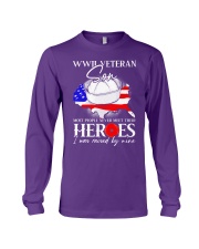 I Was Raised- WWII Sailor Veteran Son Long Sleeve Tee thumbnail