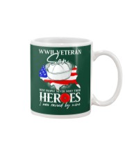 I Was Raised- WWII Sailor Veteran Son Mug thumbnail