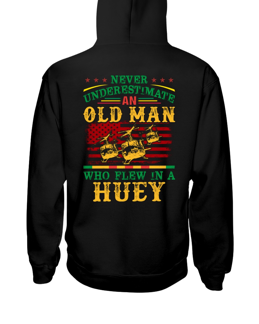 Flew In A Huey Hooded Sweatshirt