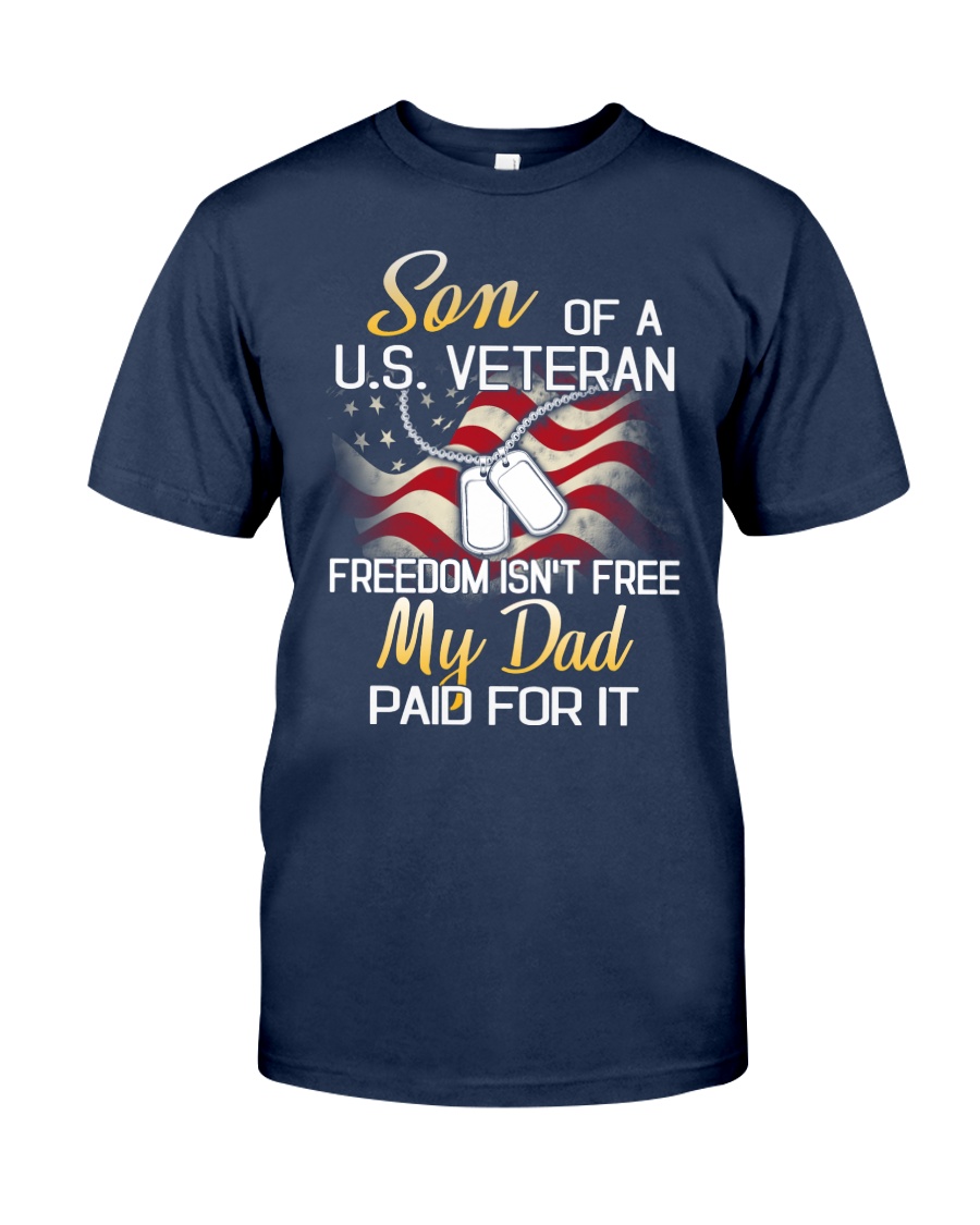 Son Of A US Veteran Classic T-Shirt