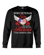 WWII Veteran Son-Hero Crewneck Sweatshirt thumbnail