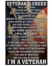 Veteran's Creed 16x24 Poster front