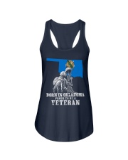 Born In Oklahoma Ladies Flowy Tank thumbnail