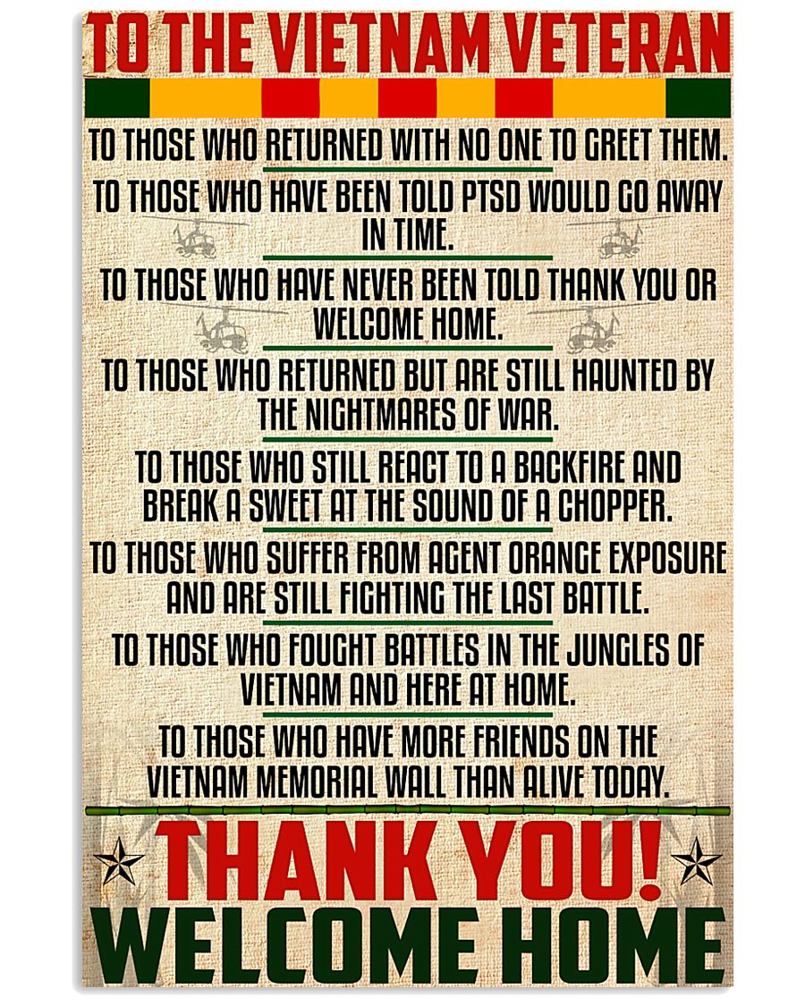 Thank You-Welcome Home 11x17 Poster