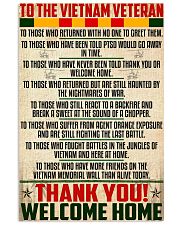 Thank You-Welcome Home 11x17 Poster front
