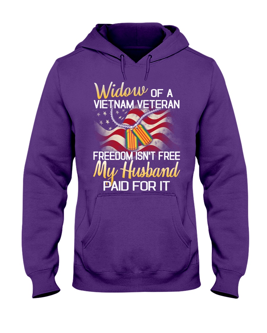 Widow Of A Vietnam Veteran Hooded Sweatshirt