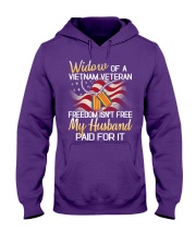 Widow Of A Vietnam Veteran Hooded Sweatshirt front
