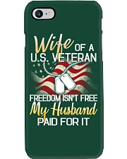 Wife Of A US Veteran Phone Case thumbnail