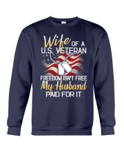 Wife Of A US Veteran Crewneck Sweatshirt thumbnail