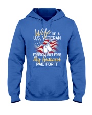 Wife Of A US Veteran Hooded Sweatshirt thumbnail