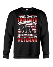 Live By This Oath Crewneck Sweatshirt thumbnail