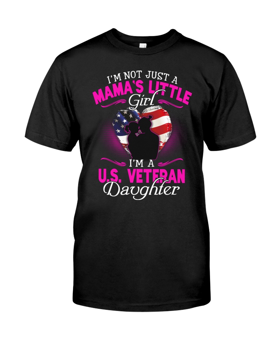US Veteran Mama-Little Girl Classic T-Shirt
