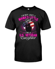 US Veteran Mama-Little Girl Classic T-Shirt front