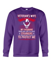 Veteran's Wife AF Crewneck Sweatshirt thumbnail