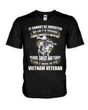 Title Vietnam Veteran V-Neck T-Shirt thumbnail