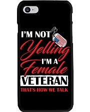 Female Veteran-Yelling Phone Case thumbnail