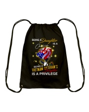 Vietnam Veteran's Daughter Privilege Drawstring Bag thumbnail