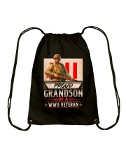 Proud WWII Veteran's Grandson Drawstring Bag thumbnail