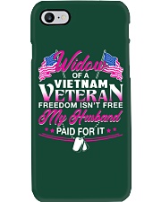 Widow Of A Vietnam Vet Phone Case thumbnail