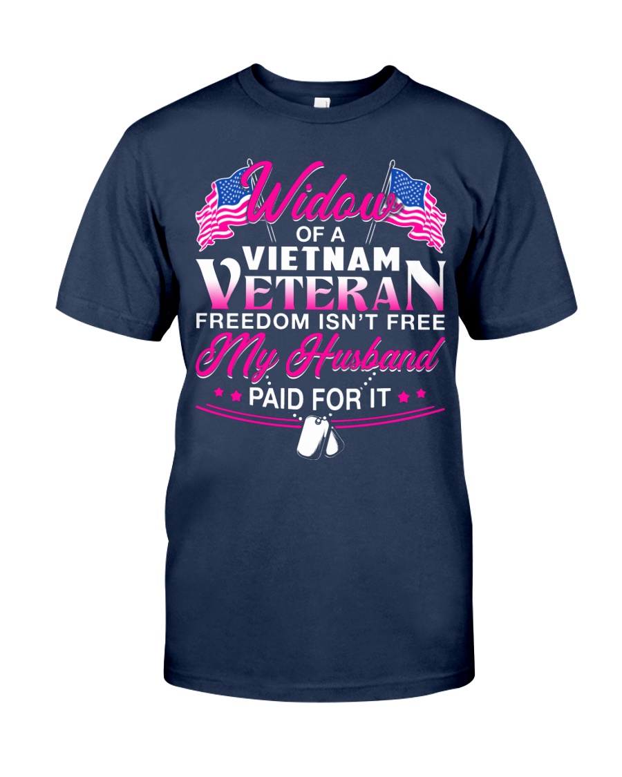 Widow Of A Vietnam Vet Classic T-Shirt