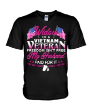 Widow Of A Vietnam Vet V-Neck T-Shirt thumbnail