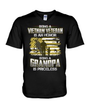 Being A Vietnam Veteran Grandpa Is Priceless V-Neck T-Shirt thumbnail