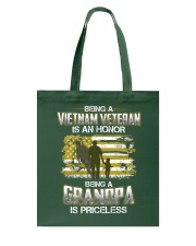 Being A Vietnam Veteran Grandpa Is Priceless Tote Bag thumbnail