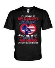 Daddy's Little Girl V-Neck T-Shirt thumbnail
