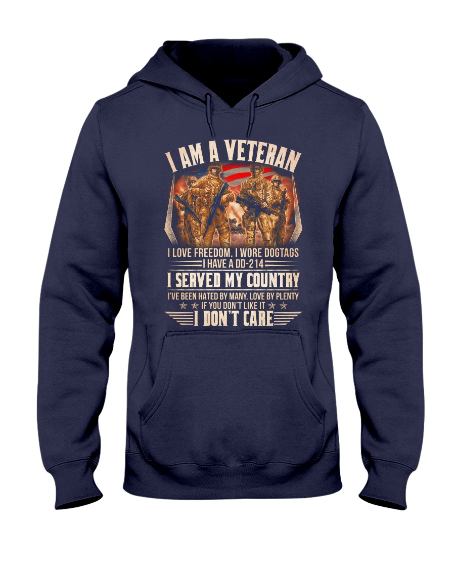 I Don't Care Hooded Sweatshirt