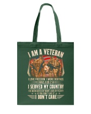 I Don't Care Tote Bag thumbnail