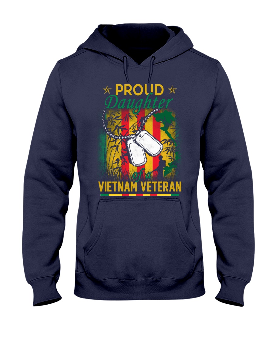 Vietnam Vet Proud Daughter Hooded Sweatshirt