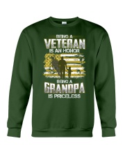 Being A Veteran Grandpa Is Priceless Crewneck Sweatshirt thumbnail