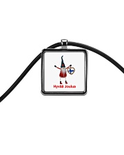 Finnish Christmas 3 Cord Rectangle Necklace thumbnail