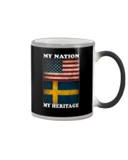 Swedish Nation Heritage Color Changing Mug thumbnail