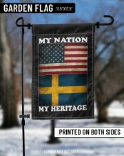 Swedish Nation Heritage 11.5"x17.5" Garden Flag aos-garden-flag-11-5-x-17-5-lifestyle-front-12