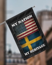 Swedish Nation Heritage 11.5"x17.5" Garden Flag aos-garden-flag-11-5-x-17-5-lifestyle-front-17