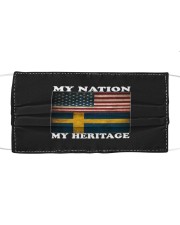 Swedish Nation Heritage Cloth face mask thumbnail