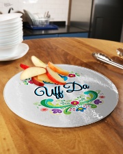 Norway Uff Da Circle Cutting Board aos-cuttingboard-circle-large-lifestyle-01