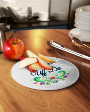 Norway Uff Da Circle Cutting Board aos-cuttingboard-circle-small-lifestyle-02