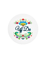 Norway Uff Da Circle Cutting Board front