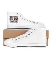 Denmark Copenhagen Women's High Top White Shoes outside-right-inside-right