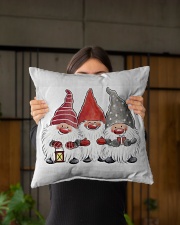 Finnish Tonttu Indoor Pillow - 16” x 16” aos-decorative-pillow-lifestyle-front-03