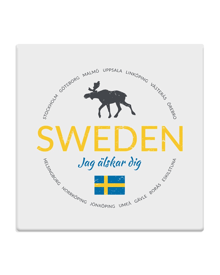Swedish Town Square Coaster