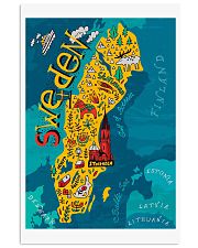 Sweden Map 11x17 Poster front