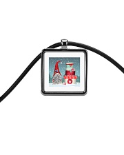 Finnish Christmas 2 Cord Rectangle Necklace thumbnail
